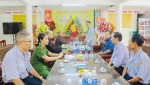 Công An huyện Phú Vang thăm và chúc mừng nhân dịp Đại lễ Phật Đản PL.2568